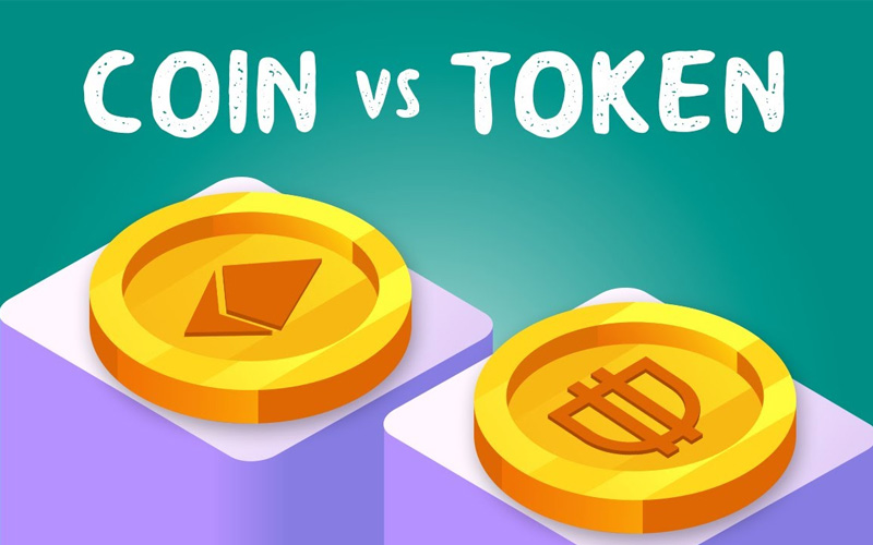 token và coin khác nhau