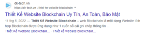 Xuất hiện ngày Public bài viết ngay thẻ Meta Description