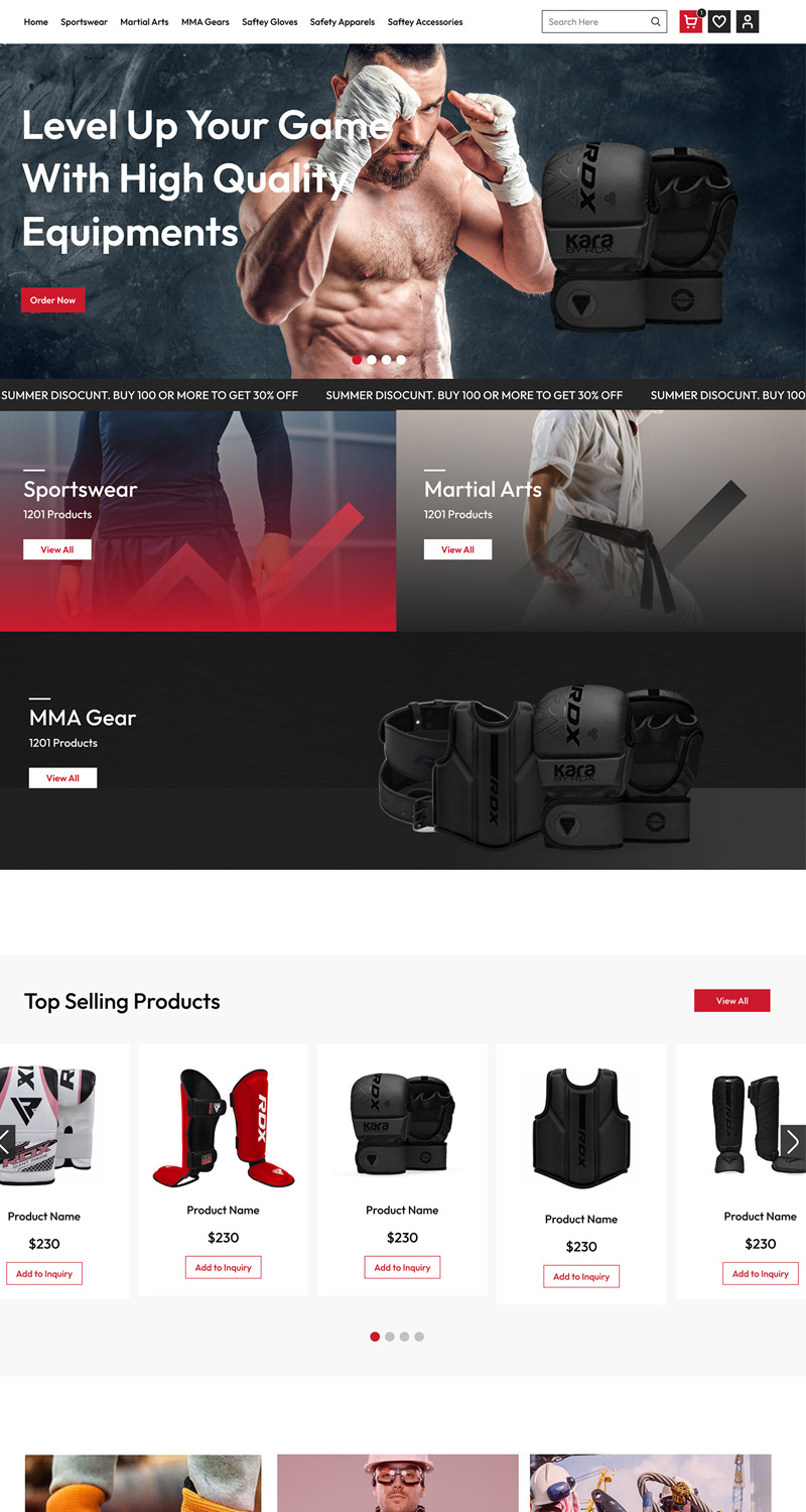 mẫu thiết kế website bán hàng