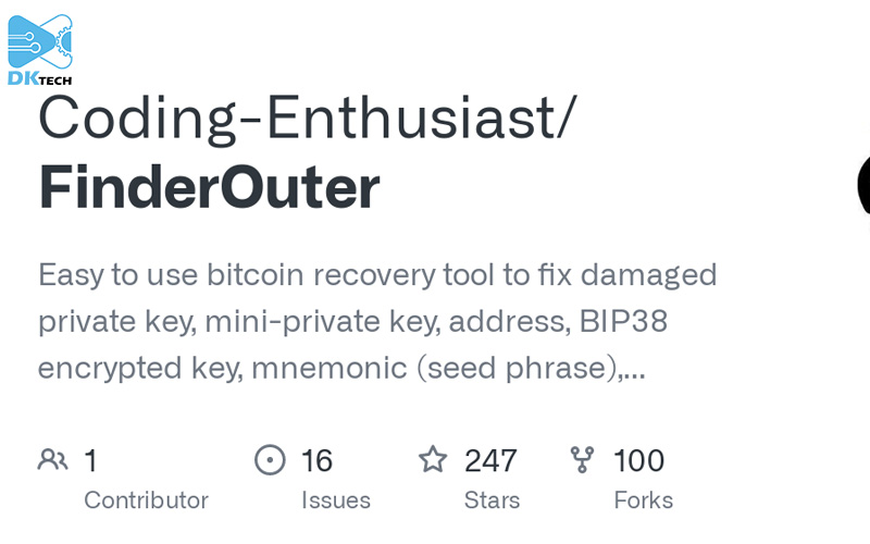 Cách khôi phục ví blockchain FinderOuter 
