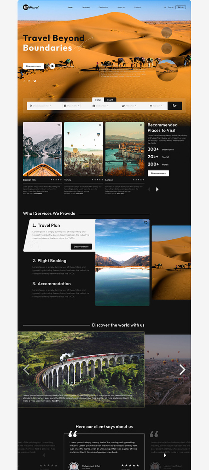 mẫu website du lịch đẹp