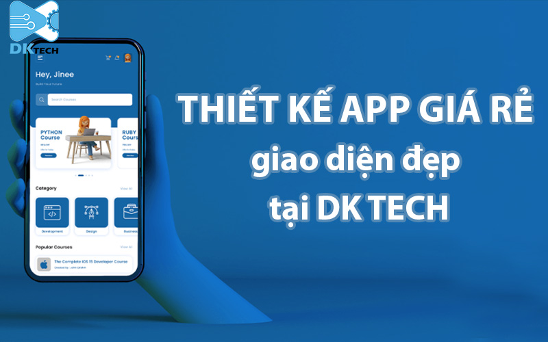 thiết kế app giá rẻ