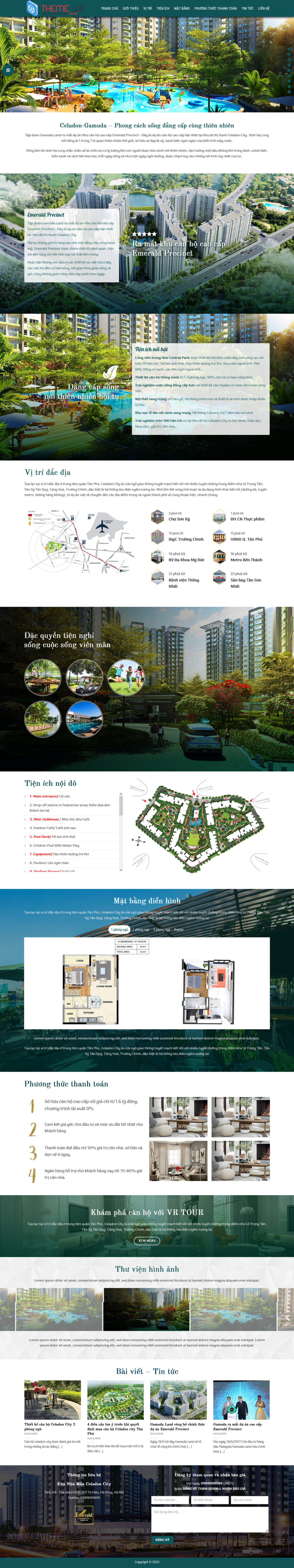 Website Bất Động Sản Mẫu 2