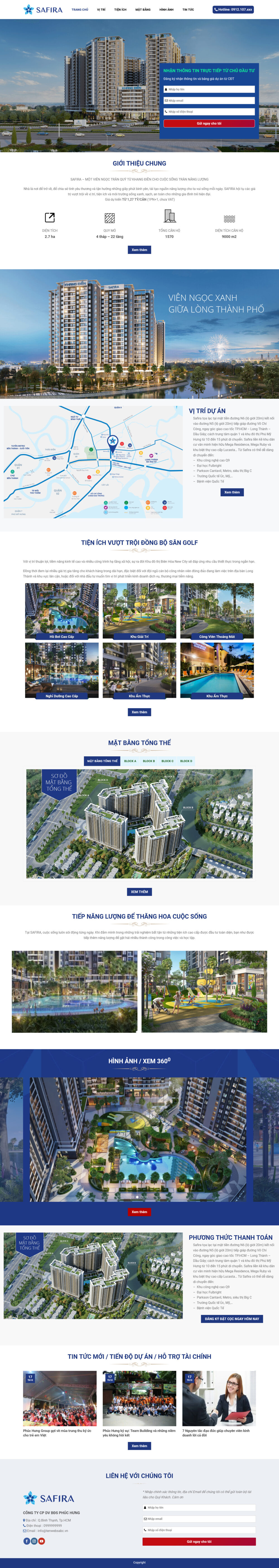 Website Bất Động Sản Mẫu 11