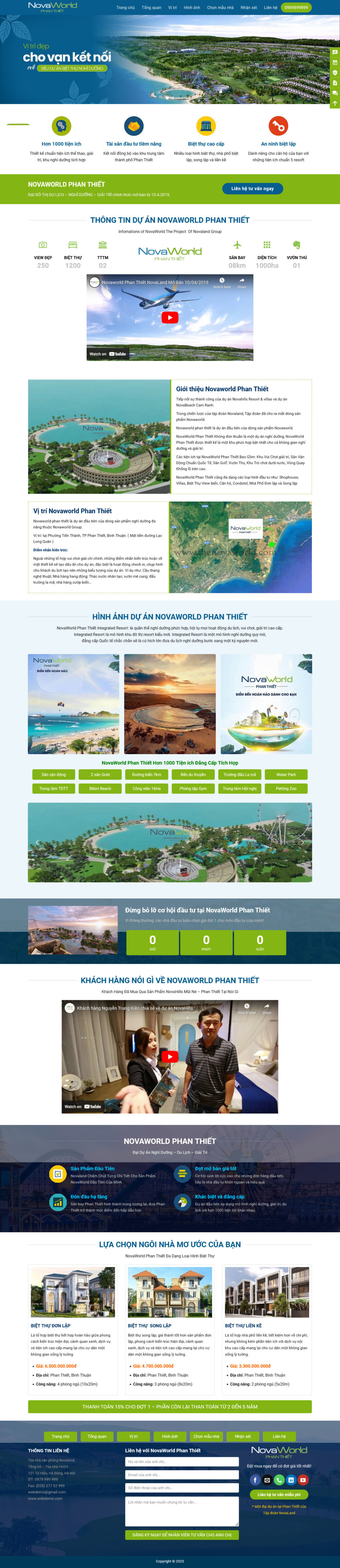 Website Bất Động Sản Mẫu 3