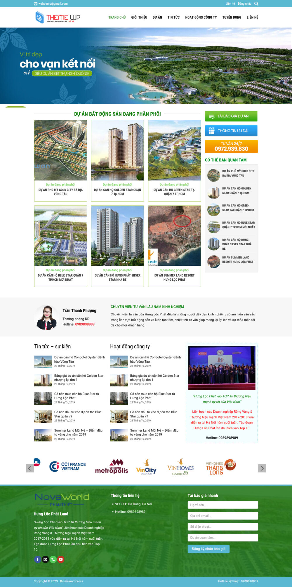 Website Bất Động Sản Mẫu 5