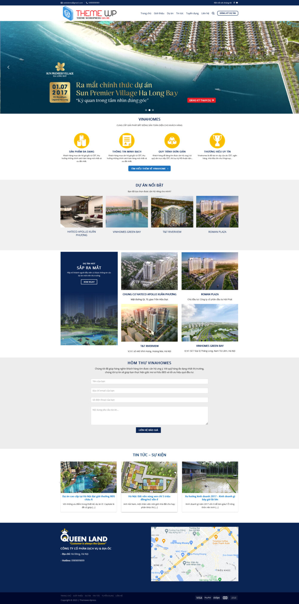 Website Bất Động Sản Mẫu 6