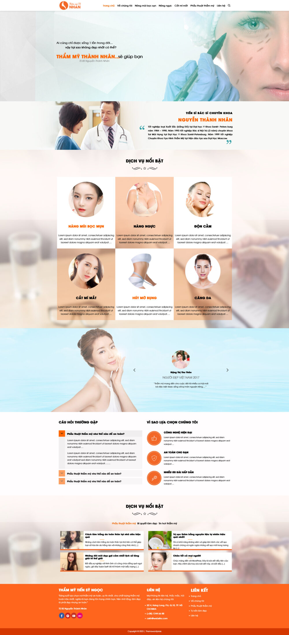 Website Thẩm Mỹ