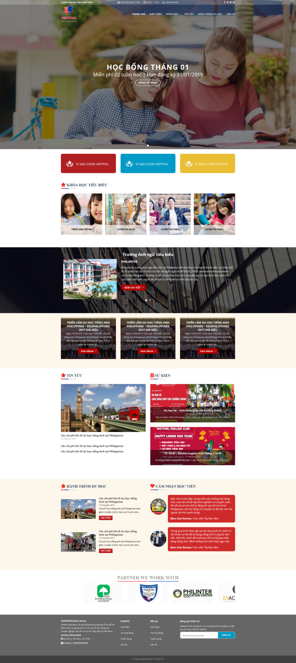 Website Du Học Tiếng Anh