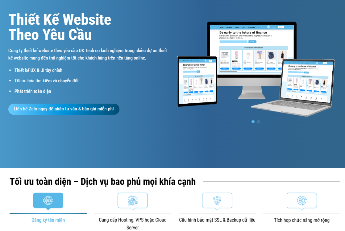 thiết kế website quận 12