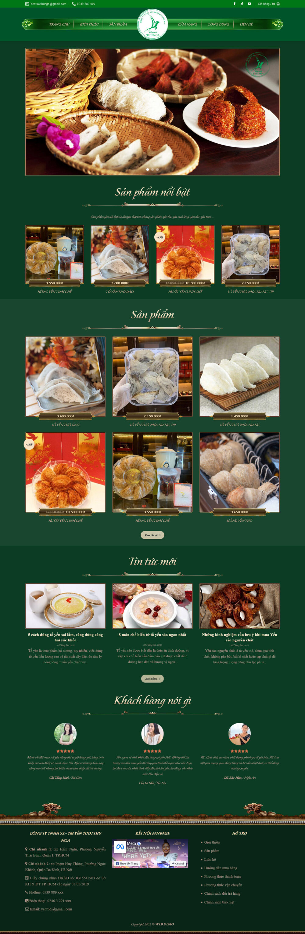 Cửa hàng Yến sào