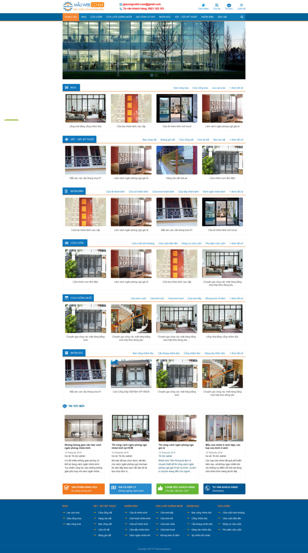 Website Gia Công Cơ Khí