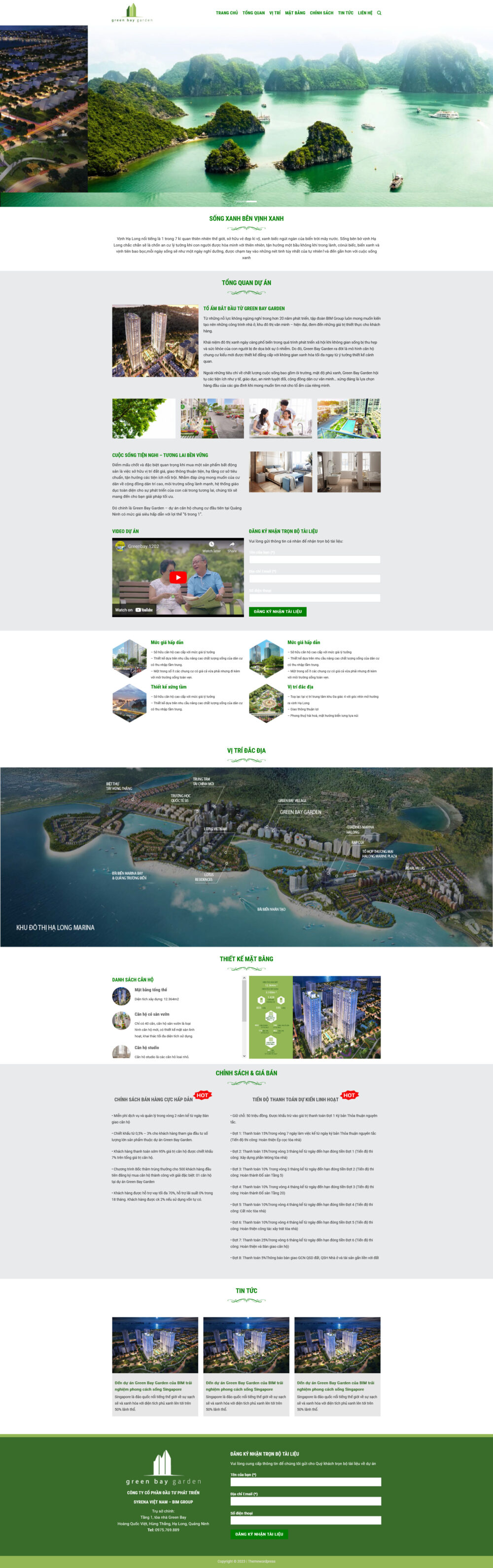 Landing Page Dự Án Căn Hộ