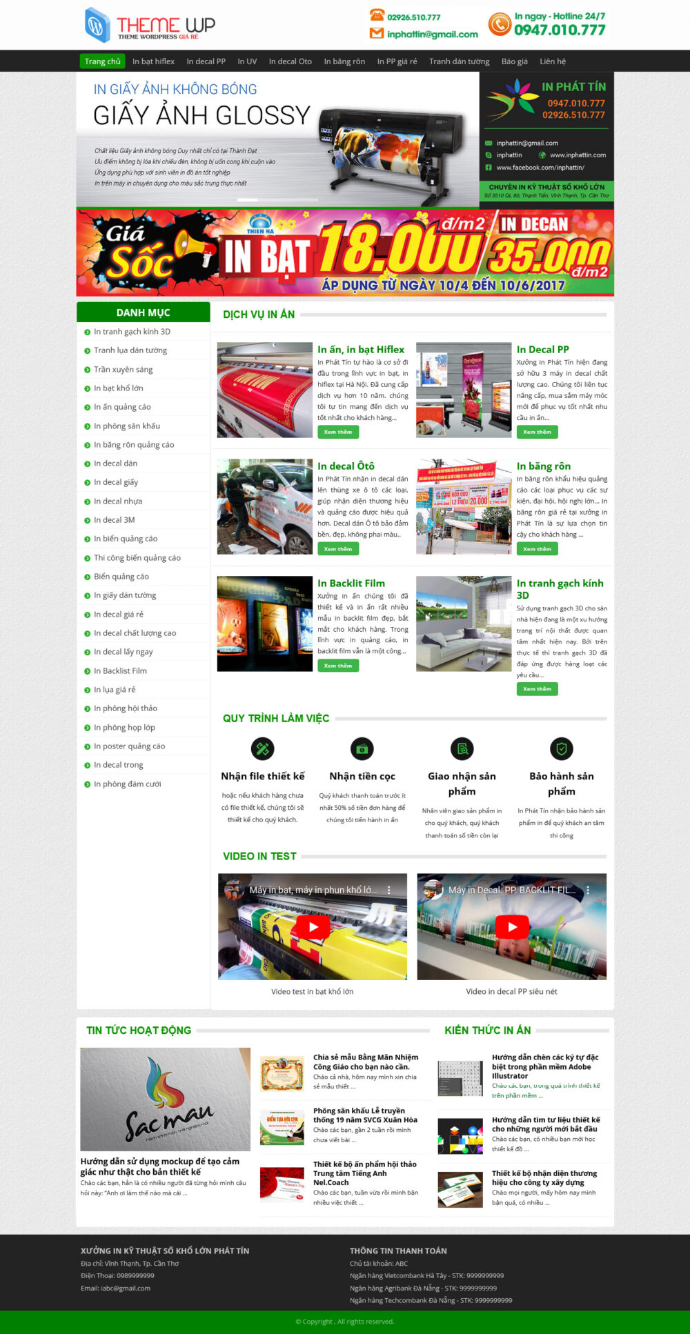 Website In Kỹ Thuật Số