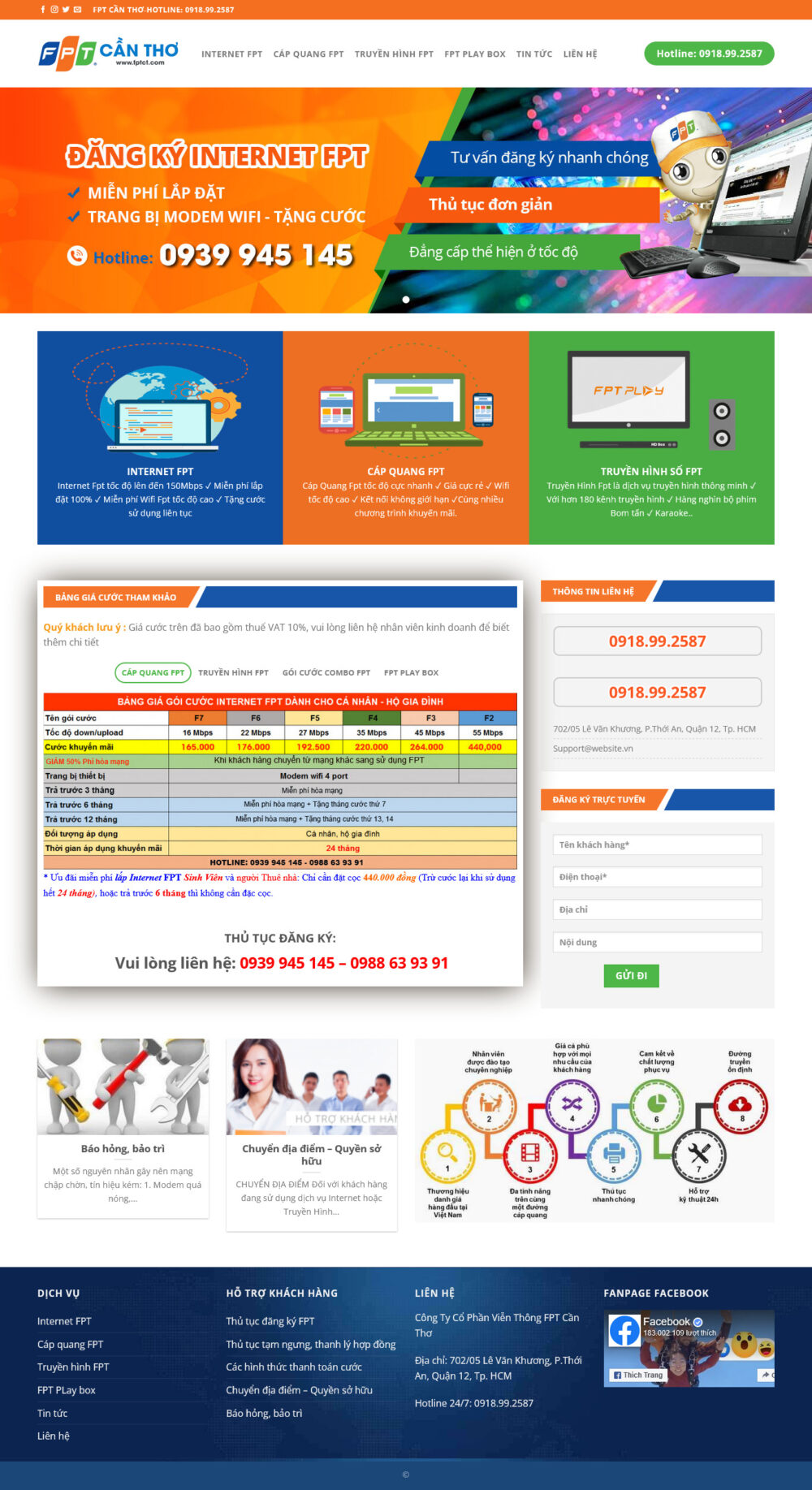 Website Cáp Quang