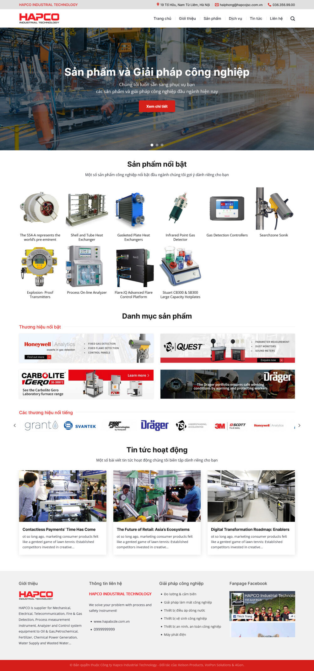 Website Máy Công Nghiệp