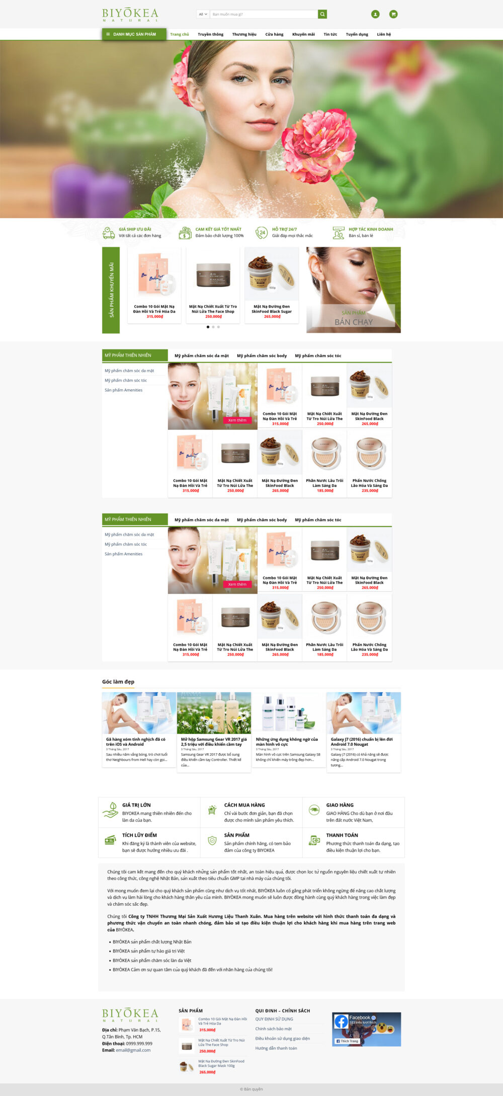 Website Mỹ Phẩm 7