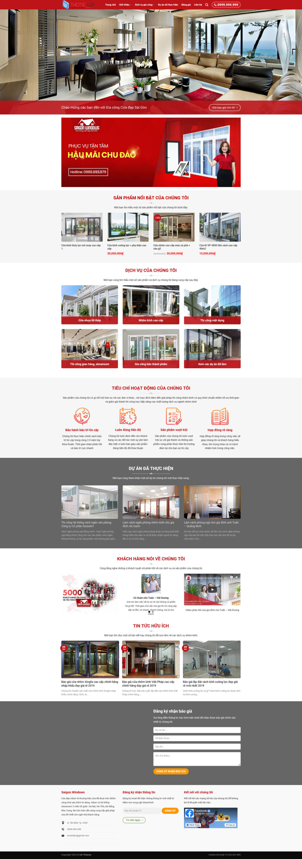 Website Nhôm Kính