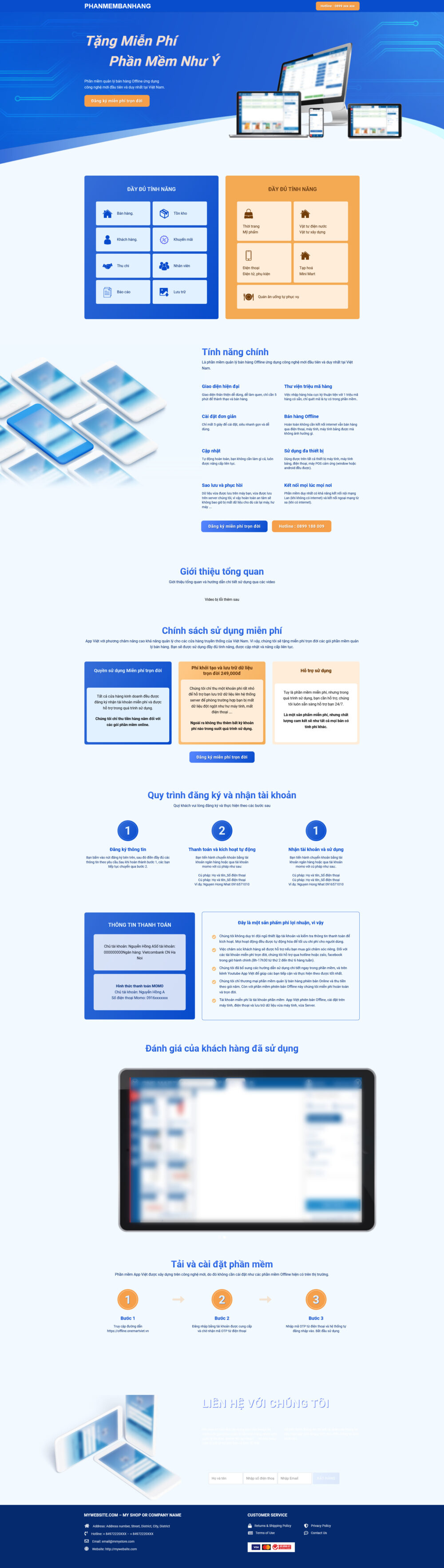 Website Phầm Mềm Bán Hàng