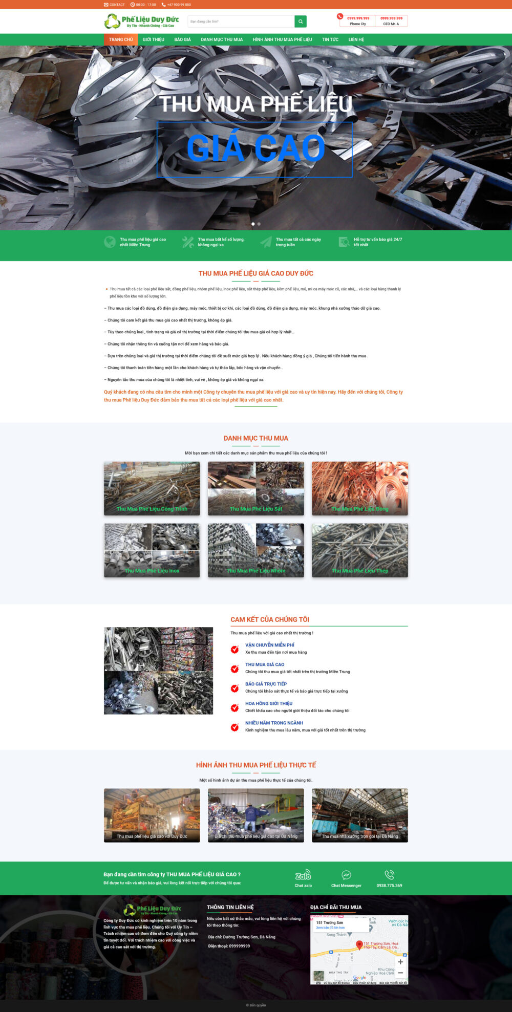 Website Phế Liệu