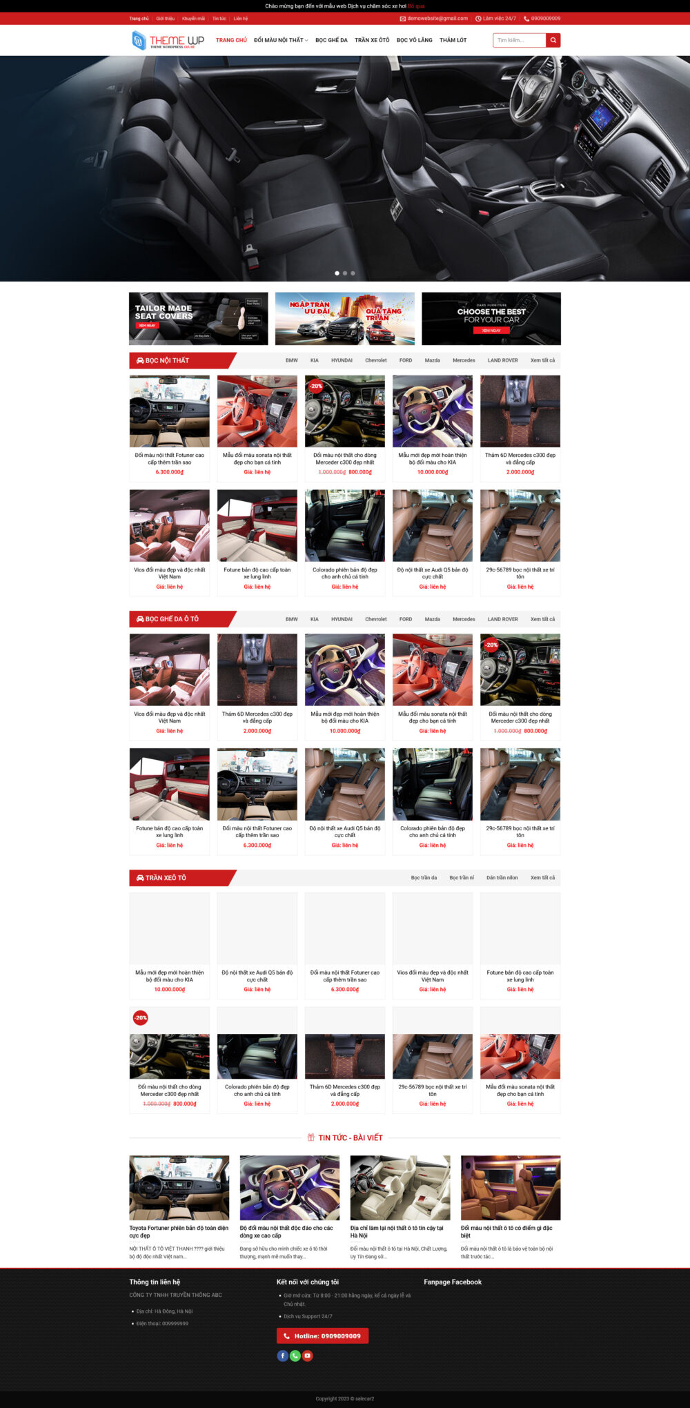 Website Nội Thất Oto
