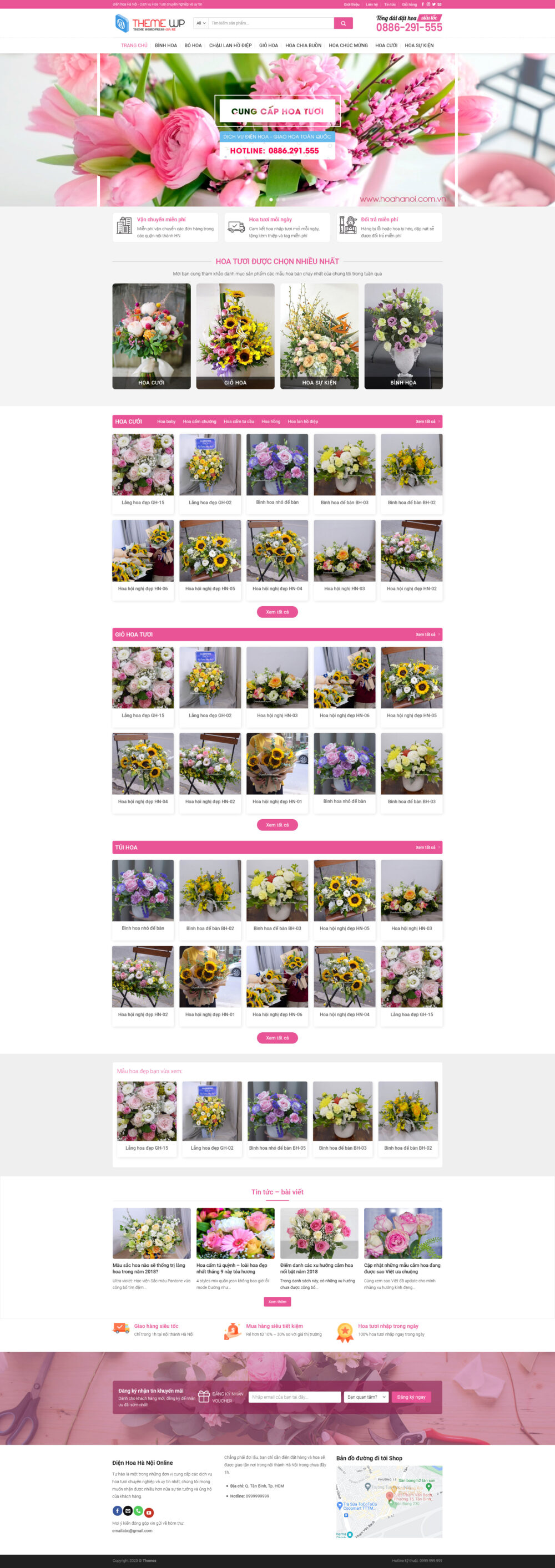 Website Shop Bán Hoa