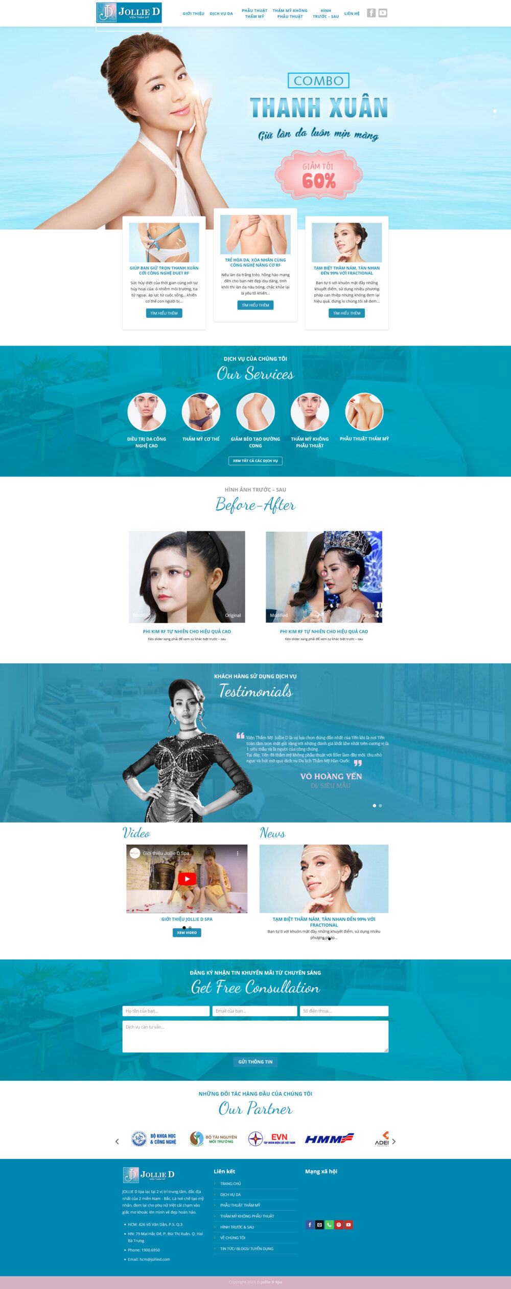 Website Spa Mẫu 4