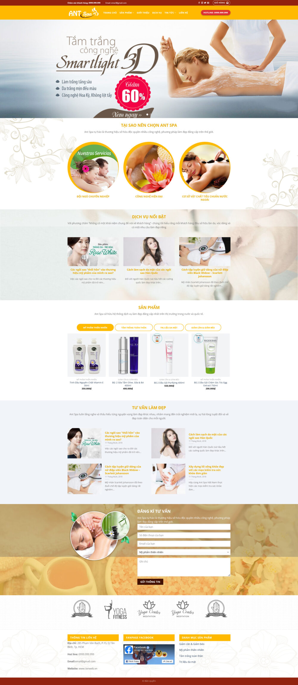 Website Spa Mẫu 5