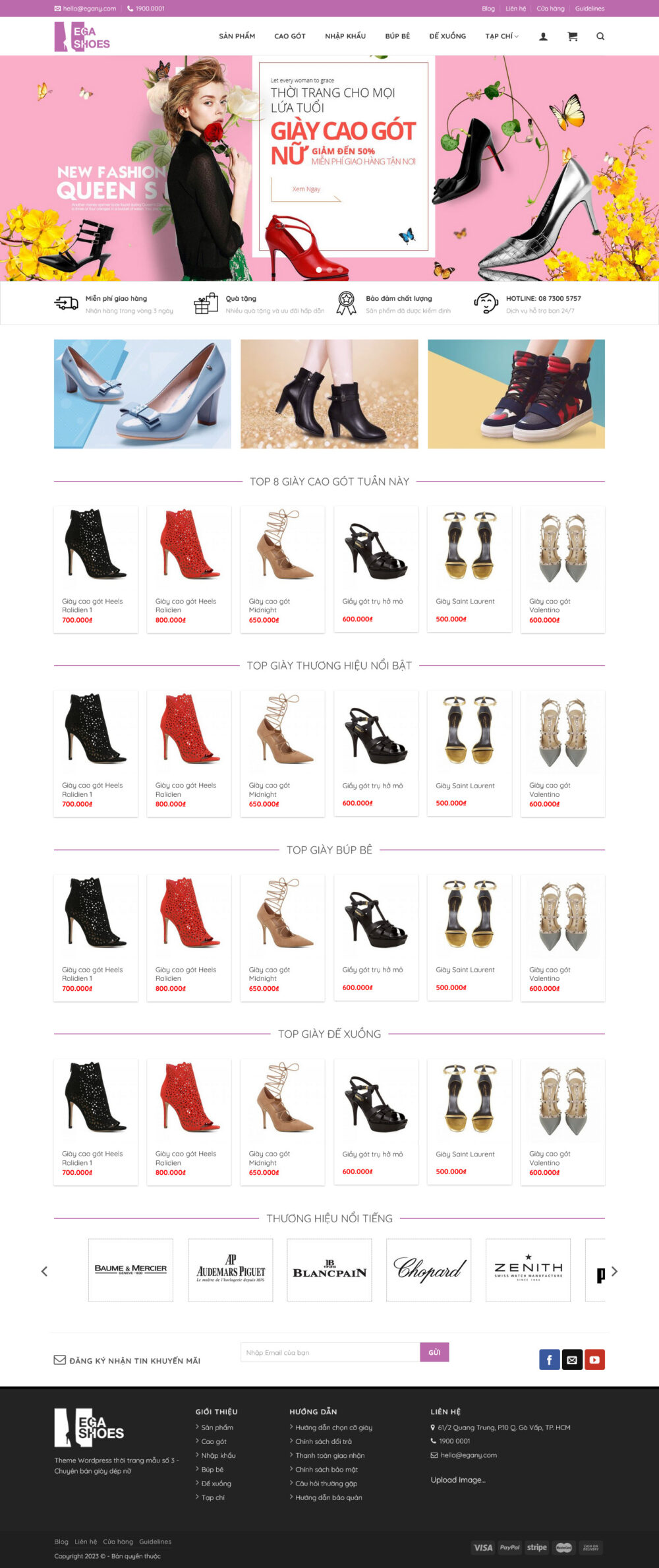 Website Chuyên Giày Dép Nữ