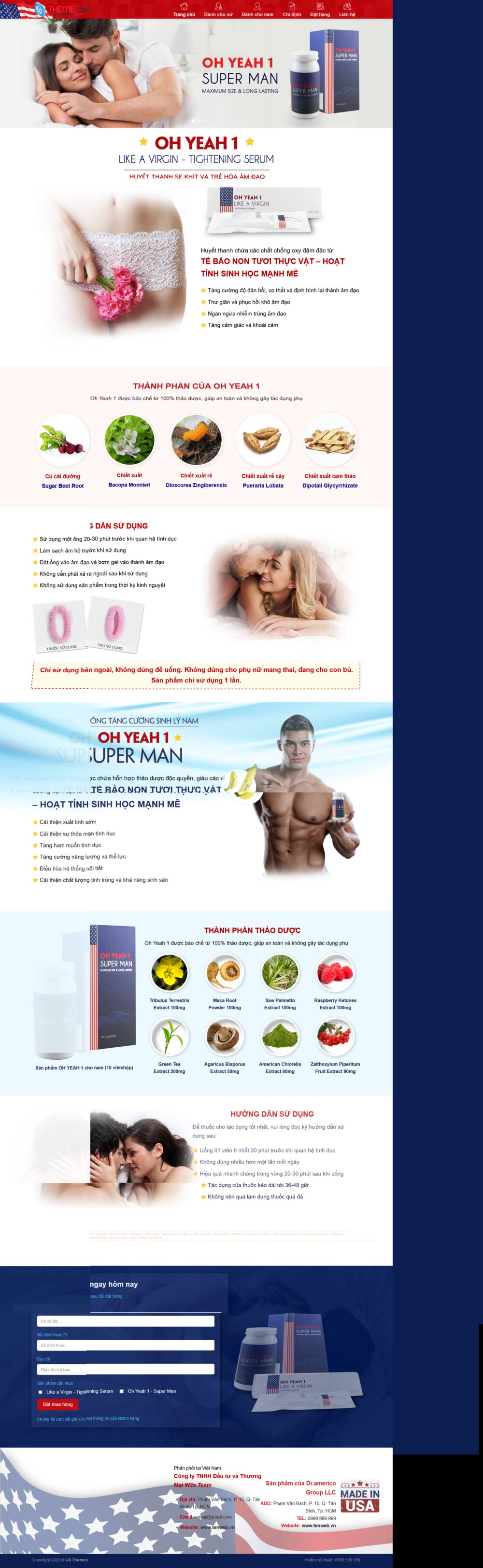Website Thực Phẩm Chức Năng