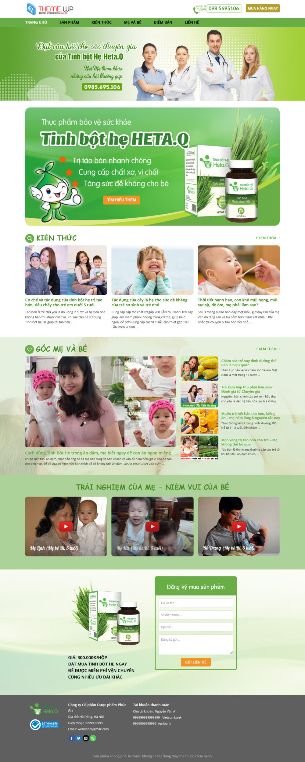 Website Tinh Bột Hẹ