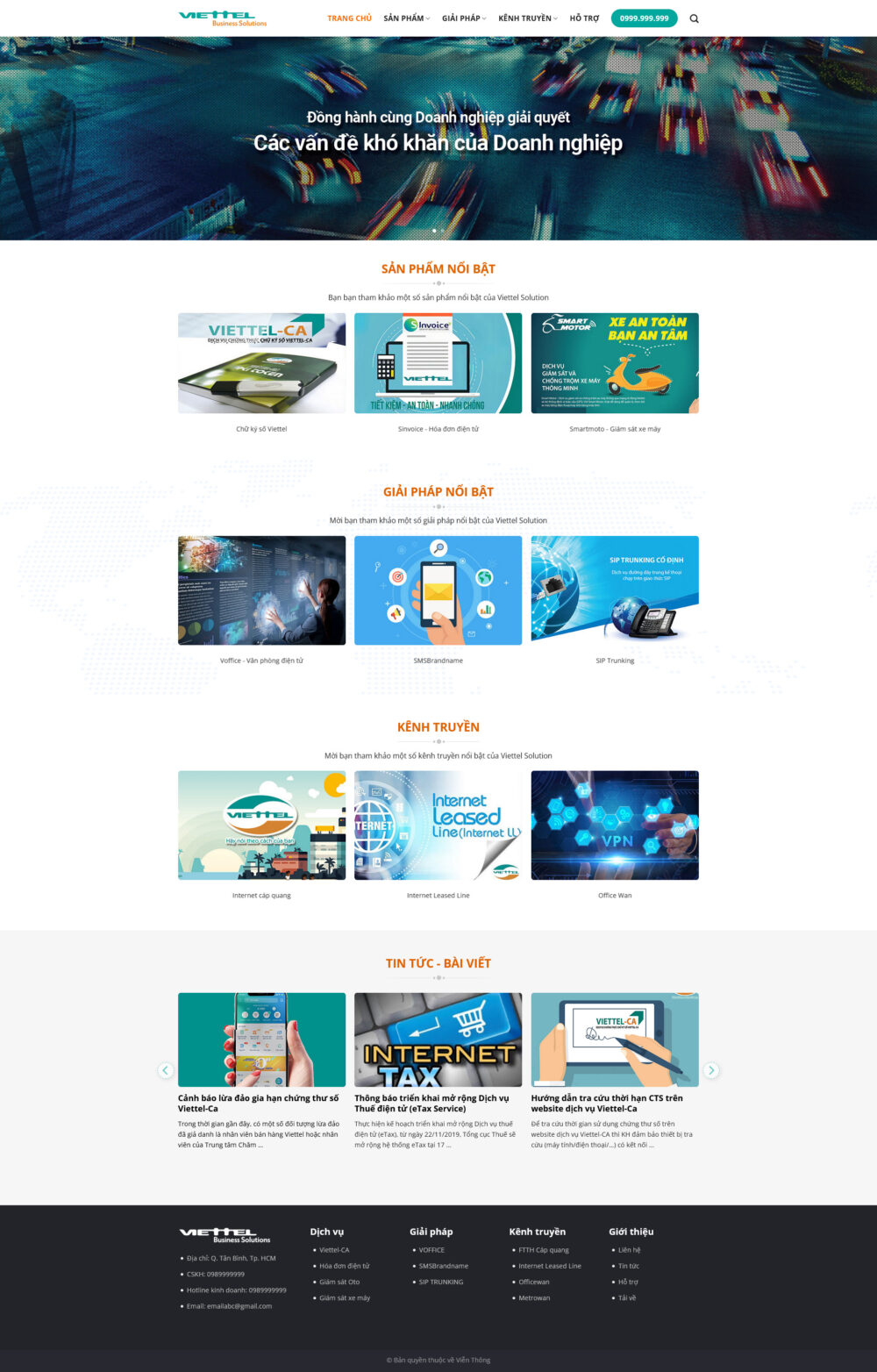 Landing Page Viên Thông