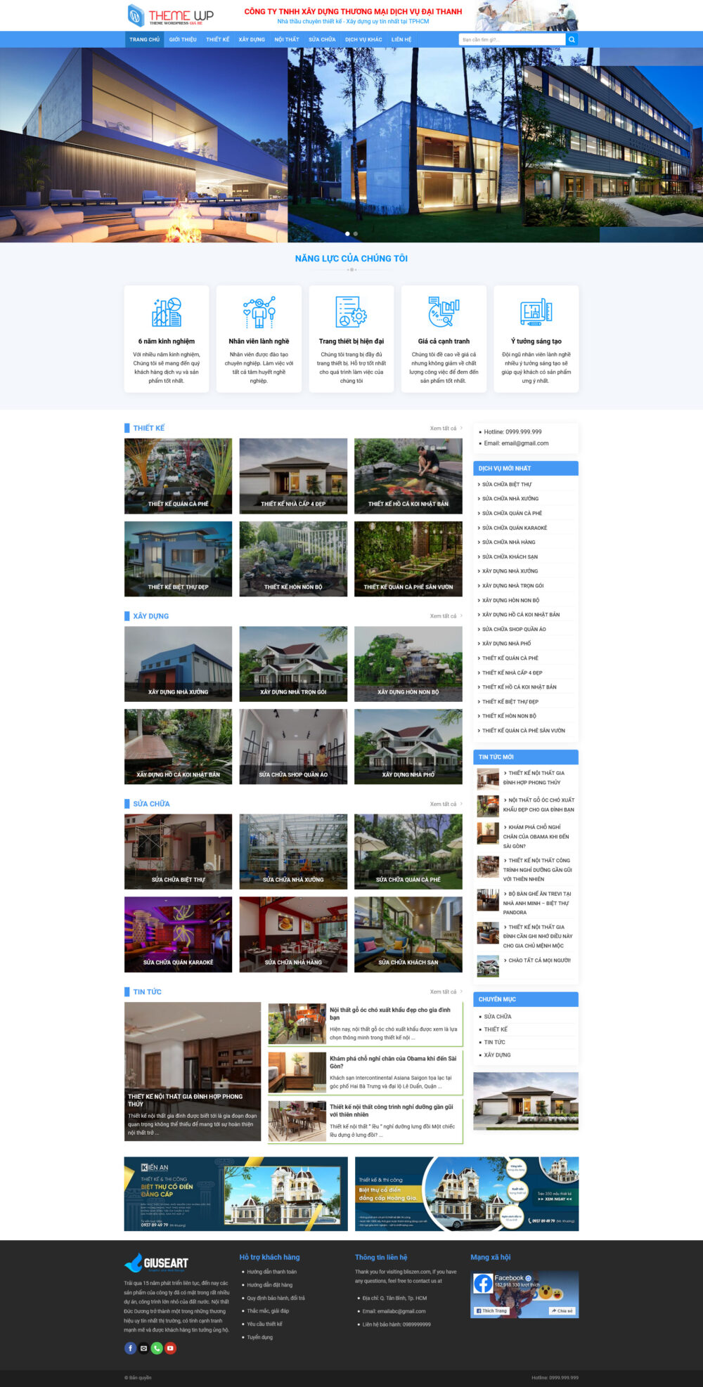 Website Xây Dựng 2