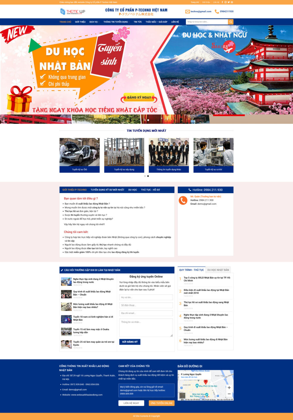 Website Xuất Khẩu Lao Động 2
