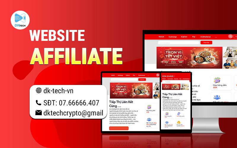 Mẫu Website Affiliate