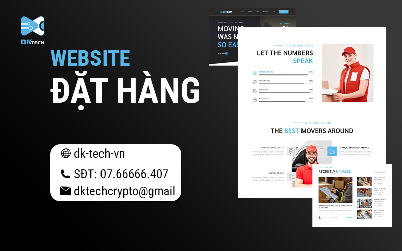 Mẫu Website Đặt Hàng