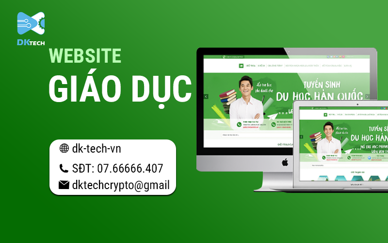 Mẫu Website Giáo Dục