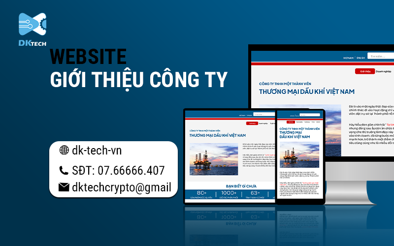 Mẫu website giới thiệu công ty