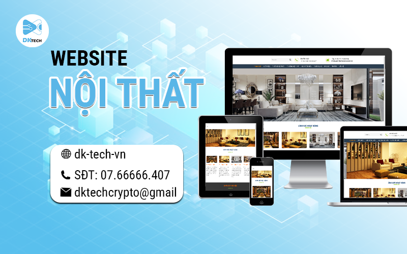 Mẫu website Nội Thất