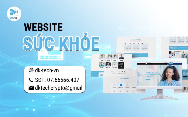 Mẫu website sức khoẻ