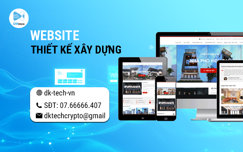 Mẫu website Thiết Kế Xây Dựng