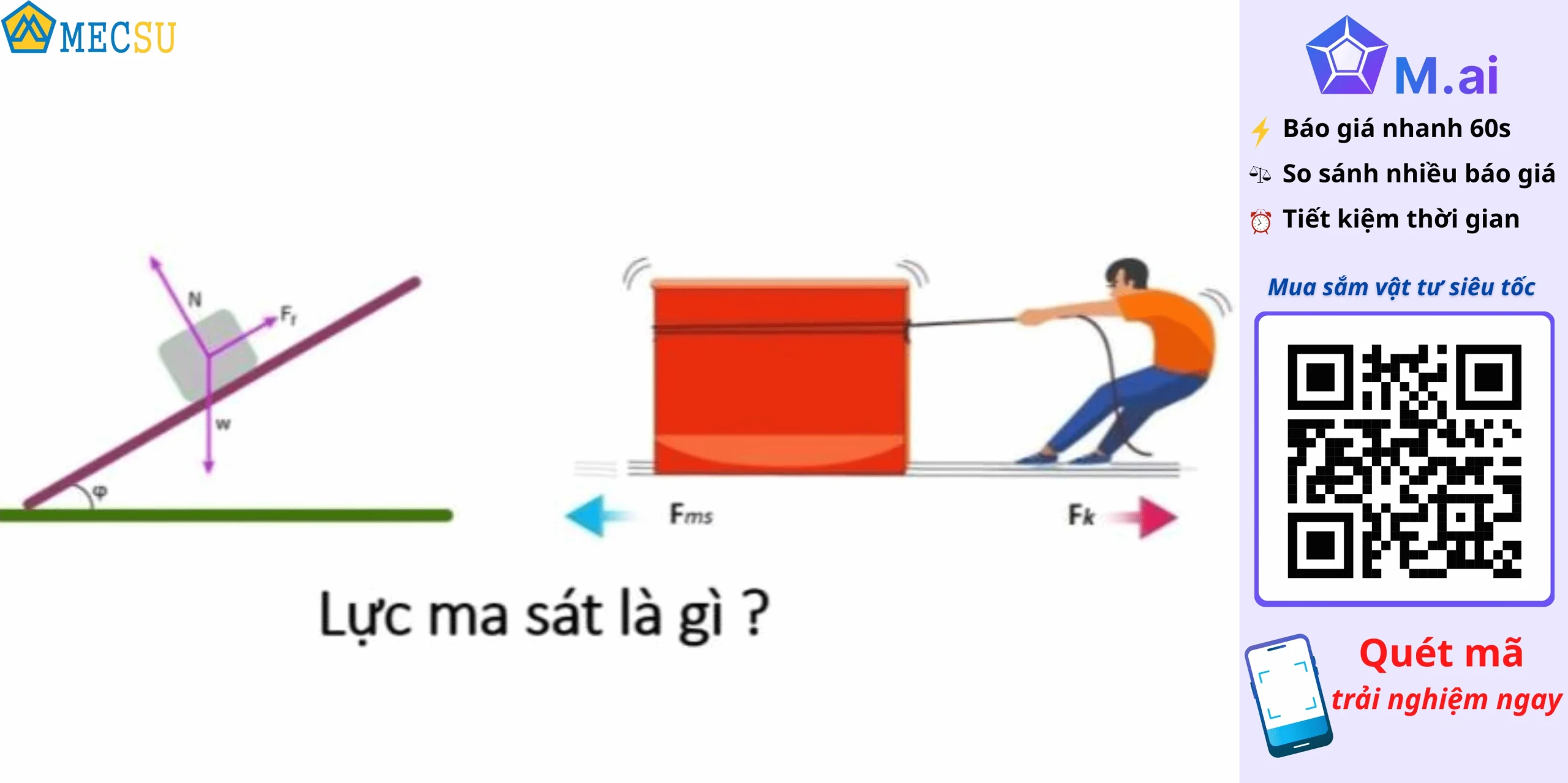 (2025) Lực ma sát là gì? Công thức tính lực ma sát chuẩn