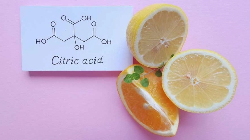 Acid citric dạng tinh thể được sử dụng rộng rãi