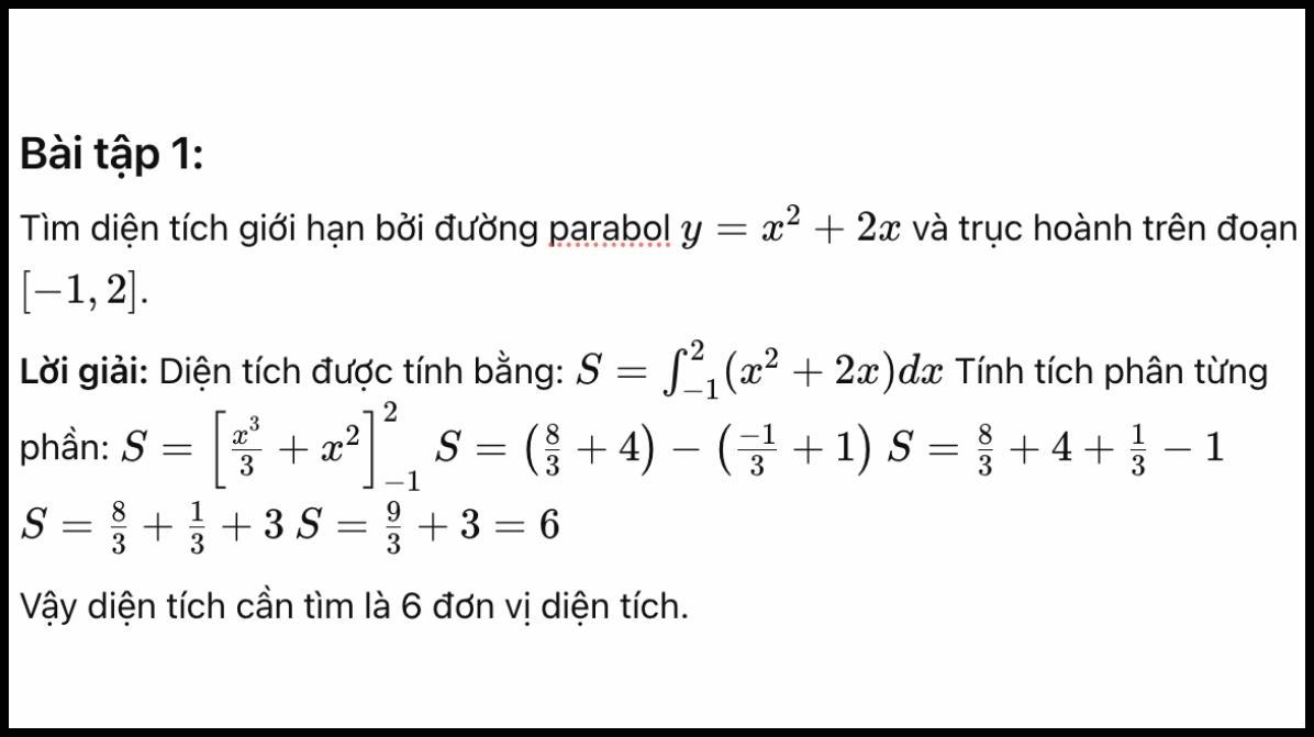 Bài tập 1
