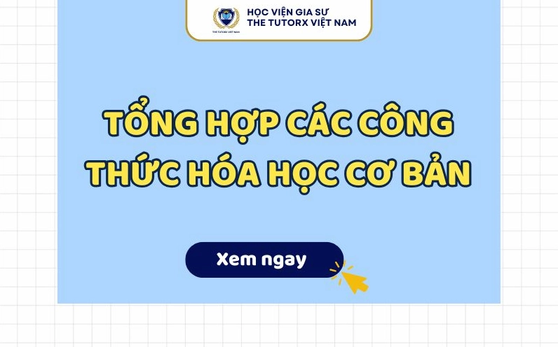 Bảng Công Thức Hóa Học THCS & THPT 2026: Nắm Vững Mọi Kiến Thức!