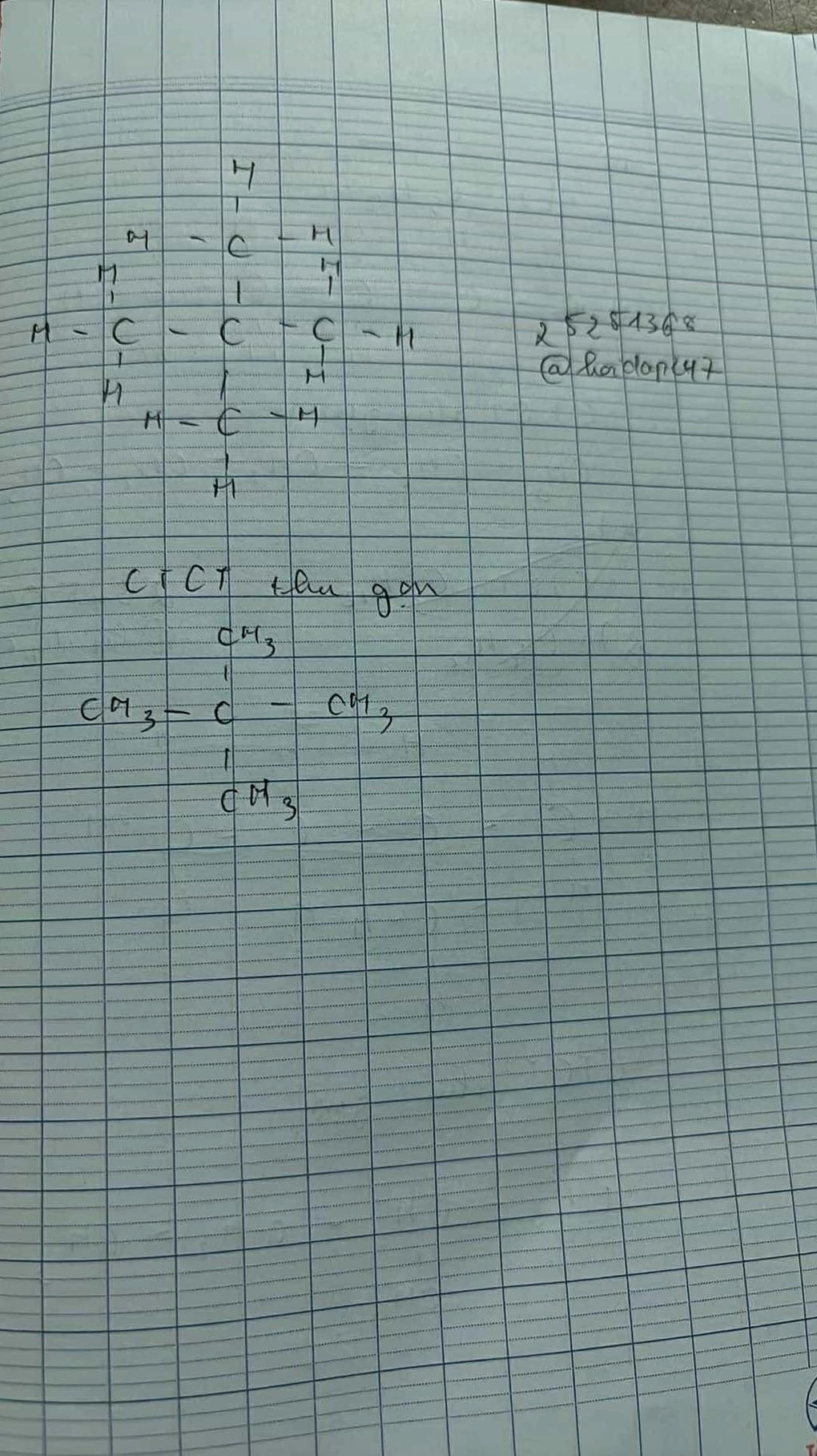 Bước 3: Biểu diễn công thức electron