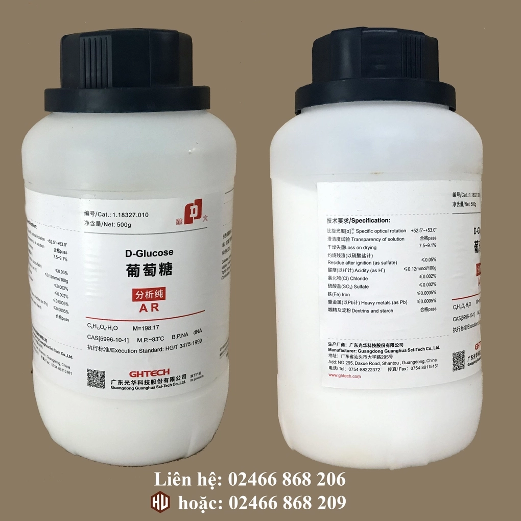C6H12O6 (D-Glucose) Đường tinh khiết