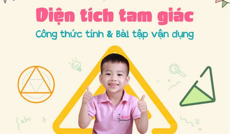Cách tính diện tích tam giác đều
