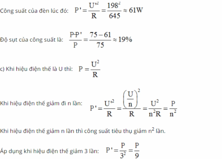 Cách tính hiệu điện thế lớp 9: Hướng dẫn chi tiết và bài tập minh họa