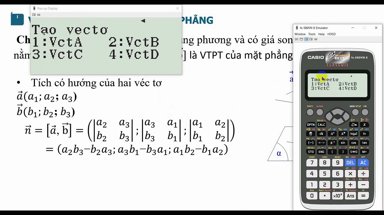 Cách Tính Tích Có Hướng: Hướng Dẫn Đầy Đủ, Dễ Hiểu Nhất